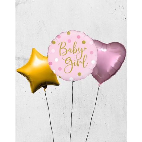 Baby Girl Balloon Bouquet