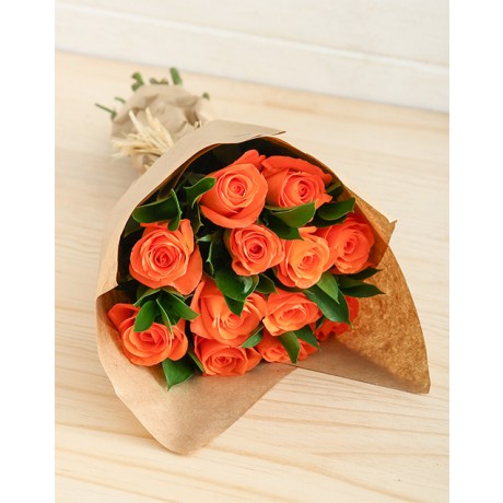 Bouquet of Orange Roses