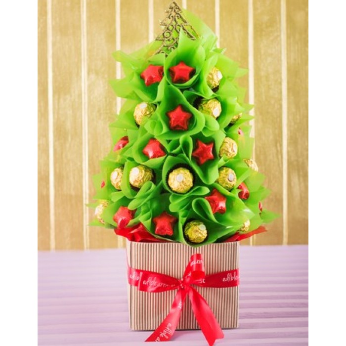 Edible Christmas Tree  Chocolate Xmas Tree  inMotion Flowers