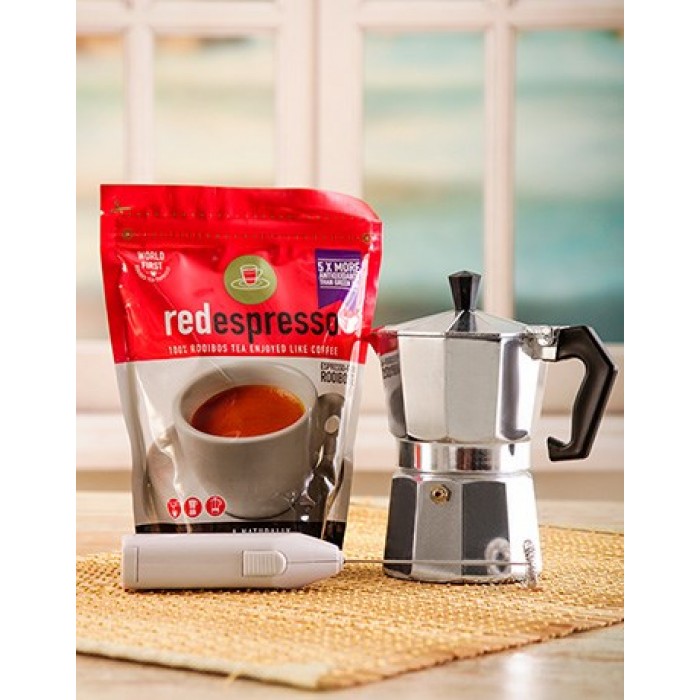 Red Espresso Hamper Red Espresso & Espresso Maker inMotion Flowers