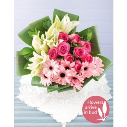 Lily, Rose & Gerbera Bouquet