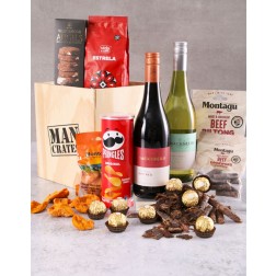 Gourmet Wine, Chocs & Snack Hamper