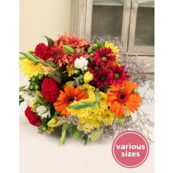 Mixed Bouquet of Seasonal Flowers