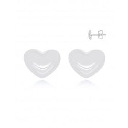 Silver Heart Earrings