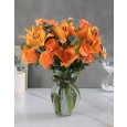 Orange Lilies in a Vase