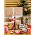 Christmas Hamper: Christmas Cake, Biscuits, Chocolate & Nougat 