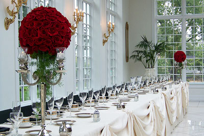 Red Rose Ball Centrepiece